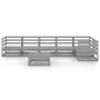 Gartenmöbel 7-teilig, graues massives Kiefernholz von , Gartensets - Ref: Foro24-3075571, Preis: 377,16 €, Rabatt: %