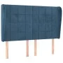 Kopfteil mit dunkelblauen Samtohren 147x23x118/128 cm von , Kopf- und Fußteile - Ref: Foro24-3118008, Preis: 116,34 €, Rabatt: %