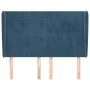 Headboard with dark blue velvet ears 147x23x118/128 cm by , Headboards and footboards - Ref: Foro24-3118008, Price: 116,34 €,...