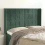Kopfteil mit dunkelgrünen Samtohren 147x16x118/128cm von , Kopf- und Fußteile - Ref: Foro24-3119631, Preis: 129,89 €, Rabatt: %