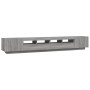Set muebles TV con LEDs 3 pzas madera contrachapada gris Sonoma de , Muebles TV - Ref: Foro24-3120174, Precio: 162,19 €, Desc...