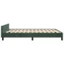 Dark green velvet bed frame with headboard 140x200 cm by , Beds and slatted bases - Ref: Foro24-3125760, Price: 222,05 €, Dis...