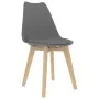 Dining chairs 2 units gray plastic by vidaXL, dining chairs - Ref: Foro24-244785, Price: 134,44 €, Discount: %