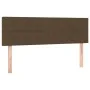 Box spring bed with dark brown fabric mattress 140x190 cm by , Beds and slatted bases - Ref: Foro24-3129708, Price: 440,66 €,...