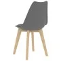Dining chairs 2 units gray plastic by vidaXL, dining chairs - Ref: Foro24-244785, Price: 134,44 €, Discount: %