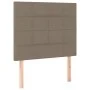 Box spring bed with taupe gray fabric mattress 80x200 cm by , Beds and slatted bases - Ref: Foro24-3137113, Price: 383,13 €, ...
