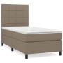 Boxspringbett mit taupegrauer Stoffmatratze 80x200 cm von , Betten und Lattenroste - Ref: Foro24-3141733, Preis: 333,81 €, Ra...