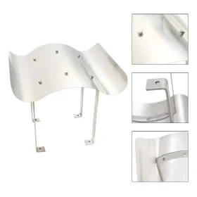 Silberner Kamindeckel aus Edelstahl von vidaXL, Zubehör für Holzöfen und Kamine - Ref: Foro24-142983, Preis: 75,69 €, Rabatt: %
