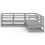 Muebles de jardín 5 piezas gris madera de pino maciza de , Conjuntos de jardín - Ref: Foro24-3075726, Precio: 311,88 €, Descu...