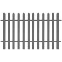WPC garden picket fence 200x120 cm by vidaXL, fenced with pickets - Ref: Foro24-42821, Price: 152,62 €, Discount: %