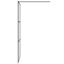 Mampara de ducha vidrio ESG esmerilado negro 90x195 cm de , Paredes y mamparas de ducha - Ref: Foro24-152111, Precio: 165,06 ...
