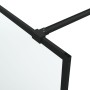 Black frosted ESG glass shower screen 90x195 cm by , Shower walls and screens - Ref: Foro24-152111, Price: 168,07 €, Discount: %