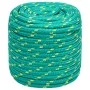 Green polypropylene boat rope 16 mm 100 m by , Ropes and metal cords - Ref: Foro24-152733, Price: 88,84 €, Discount: %