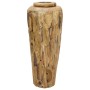 Jarrón decorativo de madera maciza de teca 40x100 cm
