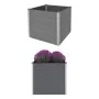 Arriate de WPC gris 100x100x91 cm de vidaXL, Maceteros y jardineras - Ref: Foro24-43606, Precio: 293,72 €, Descuento: %