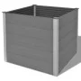 Arriate de WPC gris 100x100x91 cm de vidaXL, Maceteros y jardineras - Ref: Foro24-43606, Precio: 293,72 €, Descuento: %