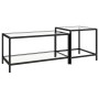 Mesita de centro 2 piezas vidrio templado transparente de , Mesas auxiliares - Ref: Foro24-331613, Precio: 110,72 €, Descuent...