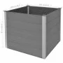 Arriate de WPC gris 100x100x91 cm de vidaXL, Maceteros y jardineras - Ref: Foro24-43606, Precio: 293,72 €, Descuento: %