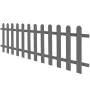 WPC garden stake fence 200x60 cm by vidaXL, fenced with pickets - Ref: Foro24-42818, Price: 75,35 €, Discount: %