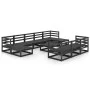 Juego de muebles de jardín 11 piezas madera maciza de pino by , Garden sets - Ref: Foro24-3076118, Price: 835,72 €, Discount: %