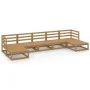 7-teiliges Gartensitzgruppen-Set aus massivem Kiefernholz. von , Gartensets - Ref: Foro24-3076077, Preis: 471,05 €, Rabatt: %