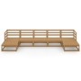 7-teiliges Gartensitzgruppen-Set aus massivem Kiefernholz. von , Gartensets - Ref: Foro24-3076077, Preis: 464,06 €, Rabatt: %