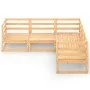 5-teiliges Gartensitzgruppe aus massivem Kiefernholz von , Gartensets - Ref: Foro24-3075724, Preis: 273,81 €, Rabatt: %