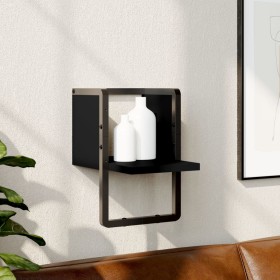 Wandregal mit Stange Schwarz 20x25x30 cm von , Regale und Regale - Ref: Foro24-836273, Preis: 13,00 €, Rabatt: %