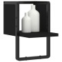 Estante de pared con barra negro 20x25x30 cm de , Estantes y estanterías - Ref: Foro24-836273, Precio: 13,00 €, Descuento: %