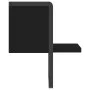 Estante de pared con barra negro 20x25x30 cm by , Shelves and shelves - Ref: Foro24-836273, Price: 13,00 €, Discount: %