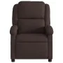 Dunkelbraunes Stoff-Massage-Sessel mit Liegefunktion von , Sessel - Ref: Foro24-371768, Preis: 206,24 €, Rabatt: %