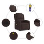 Sillón de masaje reclinable de tela marrón oscuro by , Armchairs - Ref: Foro24-371768, Price: 209,45 €, Discount: %