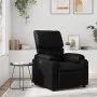 Sillón reclinable de cuero sintético negro de , Sillones - Ref: Foro24-373434, Precio: 212,45 €, Descuento: %