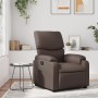 Sillón reclinable de cuero sintético marrón by , Armchairs - Ref: Foro24-373436, Price: 252,50 €, Discount: %