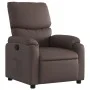 Sillón reclinable de cuero sintético marrón de , Sillones - Ref: Foro24-373436, Precio: 247,82 €, Descuento: %