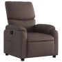 Sillón reclinable de cuero sintético marrón by , Armchairs - Ref: Foro24-373436, Price: 252,50 €, Discount: %