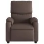 Sillón reclinable de cuero sintético marrón de , Sillones - Ref: Foro24-373436, Precio: 247,82 €, Descuento: %