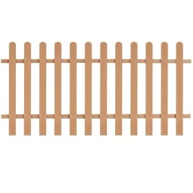 WPC garden stake fence 200x100 cm by vidaXL, fenced with pickets - Ref: Foro24-42824, Price: 82,17 €, Discount: %