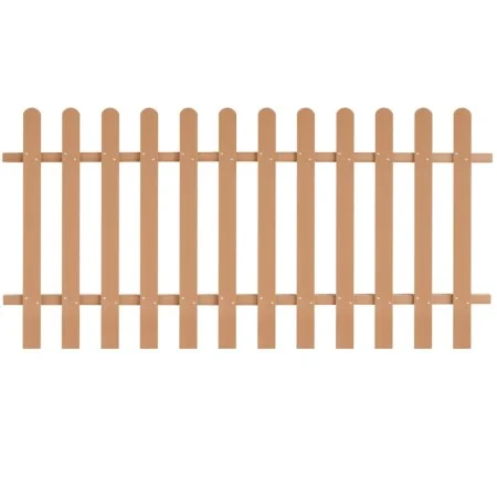 WPC garden stake fence 200x100 cm by vidaXL, fenced with pickets - Ref: Foro24-42824, Price: 82,17 €, Discount: %