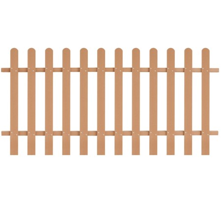 WPC Gartenspieß Zaun 200x100 cm von vidaXL, mit Latten eingezäunt - Ref: Foro24-42824, Preis: 91,06 €, Rabatt: %