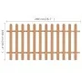 WPC garden stake fence 200x100 cm by vidaXL, fenced with pickets - Ref: Foro24-42824, Price: 82,17 €, Discount: %