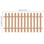 WPC Gartenspieß Zaun 200x100 cm von vidaXL, mit Latten eingezäunt - Ref: Foro24-42824, Preis: 91,06 €, Rabatt: %