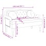 Banco con cojines ante sintético marrón 120,5x65x75 cm by , Banks - Ref: Foro24-372149, Price: 219,11 €, Discount: %