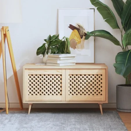 Gittertüren für Schrank, 2 Stück, Kiefernholz, 49,5x39,5 cm. von , Schranktüren - Ref: Foro24-372788, Preis: 48,63 €, Rabatt: %