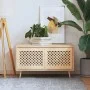 Gittertüren für Schrank, 2 Stück, Kiefernholz, 49,5x39,5 cm. von , Schranktüren - Ref: Foro24-372788, Preis: 48,63 €, Rabatt: %