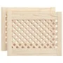Gittertüren für Schrank, 2 Stück, Kiefernholz, 49,5x39,5 cm. von , Schranktüren - Ref: Foro24-372788, Preis: 48,63 €, Rabatt: %