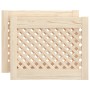 Gittertüren für Schrank, 2 Stück, Kiefernholz, 49,5x39,5 cm. von , Schranktüren - Ref: Foro24-372788, Preis: 49,85 €, Rabatt: %
