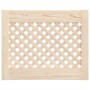 Puertas de armario entramado 2 uds madera pino 49,5x39,5 cm