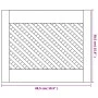 Gittertüren für Schrank, 2 Stück, Kiefernholz, 49,5x39,5 cm. von , Schranktüren - Ref: Foro24-372788, Preis: 48,63 €, Rabatt: %