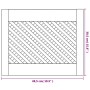 Gittertüren für Schrank, 2 Stück, Kiefernholz, 49,5x39,5 cm. von , Schranktüren - Ref: Foro24-372788, Preis: 49,85 €, Rabatt: %